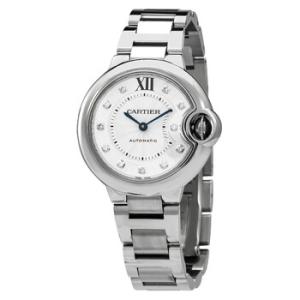 Ballon Bleu 33 mm Automatic Diamond Silver Dial Watch W4BB0021
