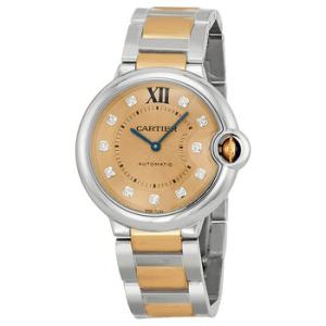 Ballon Bleu Rose Gold Dial Steel and 18kt Rose Gold Watch WE902054