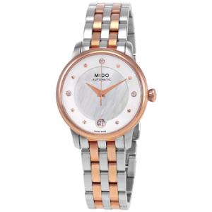 Baroncelli Automatic Diamond White Mother of Pearl Dial Watch M0392072210600