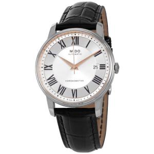 Baroncelli Automatic Silver Guilloche Dial Watch M010.408.46.033.29
