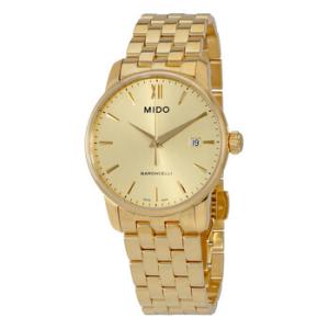 Baroncelli Yellow Gold PVD Steel Watch M0134103302100
