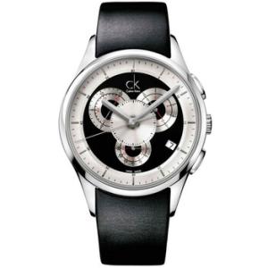 Basic Chronograph Quartz Black Dial Watch K2A27102