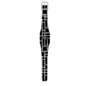 Bauhaus Black Paperlike Quartz Digital Watch ILP30822