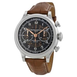 Baume and Mercier Capeland Flyback Chronograph Black Dial Watch