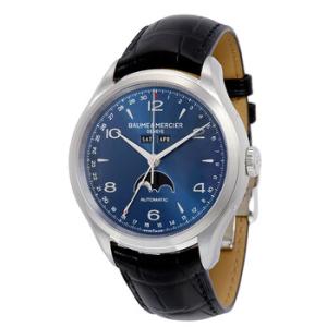 Baume and Mercier Clifton Blue Dial Moonphase Watch