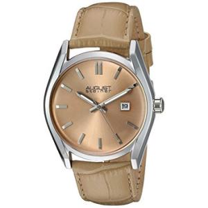 Beige Dial Beige Leather Watch AS8221BG