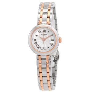 Bellissima Small Lady Quartz White Dial Twotone Watch T126.010.22.013.01