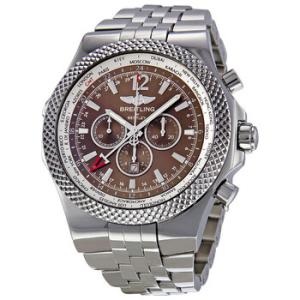 Bentley GMT Bronze Dial Stainless Steel Watch A4736212Q554SS