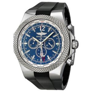 Bentley GMT Chronograph Automatic Blue Dial Stainless Steel Watch A4736212C768