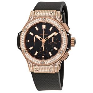 Big Bang 18kt Rose Gold Diamond Automatic Chronograph Watch 301.PX.1180.RX.1704