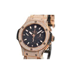 Big Bang Black Dial 18kt Rose Gold Diamond Watch 301PX1180PX3704
