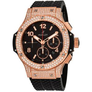 Big Bang Chronograph Automatic Diamond Black Dial Watch 301.PX.130.RX.174