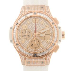 Big Bang Chronograph Automatic Diamond Gold Dial Watch 341.PE.9010.RW.0904