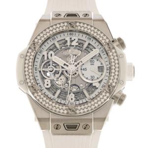 Big Bang Chronograph Automatic Diamond Silver Dial Watch 441.NE.2011.RW.1104