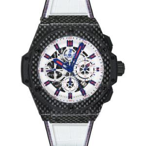 Big Bang Chronograph Skeleton Dial Leather Watch 710.QX.2139.GR.LDB1