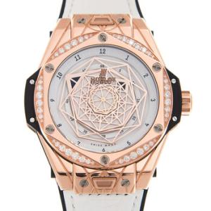 Big Bang Sang Bleu Automatic White Dial Watch 465.OS.2028.VR.1204.MXM19