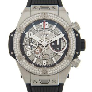 Big Bang Unico Chronograph Diamond Transparent Dial Watch 441.NX.1170.RX.1104