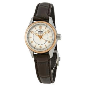 Big Crown Pointer Date Automatic Silver Dial Dark Brown Leather Watch 01 594 7680 436107 5 14 77FC