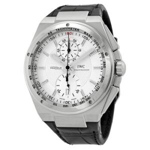 Big Ingenieur Chronograph Automatic Silver Dial Black Leather Watch