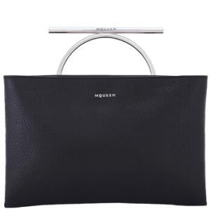 BlackSilver Tbar Clutch