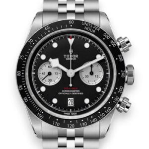 Black Bay Chrono Automatic Chronometer Black Dial Watch M79360N0013