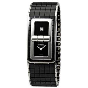 Black Code Coco Black Diamond Dial Steel and Ceramic Watch H5147