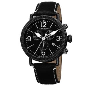Black Dial Black Ionplated Watch AK753BK