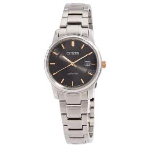Black Dial Stainless Steel Band Watch EW231776E