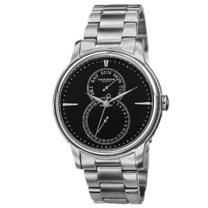 Black Dial Stainless Steel Watch AK728SSB