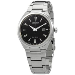 Black Dial Stainless Steel Watch AW137051F