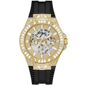 Black Gold Tone MultiFunction Champagne Dial Watch GW0498G2
