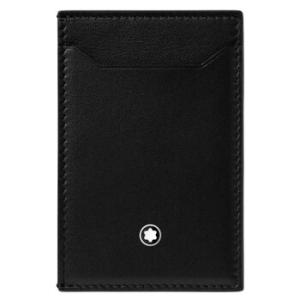 Black Leather Meisterstuck Pocket Holder