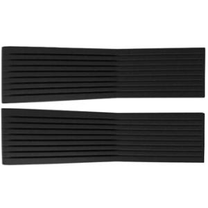 Black Rubber 24mm Strap 252s