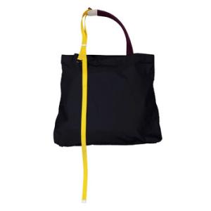 Black Technical Astra Messenger  Bag