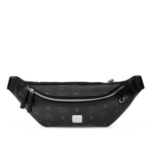 Black Visetos Medium Fursten Belt Bag