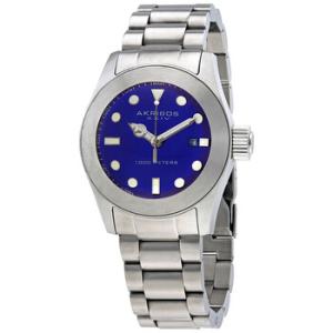 Blue Dial Stainless Steel Watch AK730BU