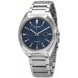 Blue Dial Stainless Steel Watch AW157052L