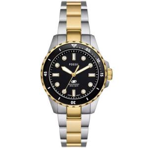 Blue Dive Quartz Black Dial Watch ES5349