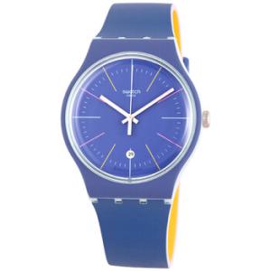 Blue Layered Quartz Blue Dial Watch SUOS403