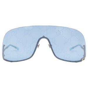 Blue Logo Mirror Shield Sunglasses GG1560S 003