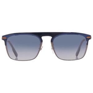 Blue Mirror Browline Sunglasses EZ0216H 90X