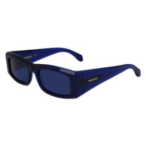 Blue Rectangular Sunglasses SF2012S 432