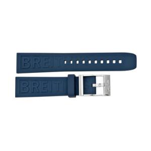Blue Rubber Strap with a Stainless Steel Tang Buckle 2018mm
