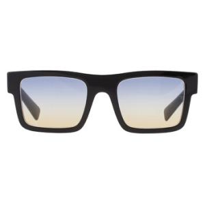 Blue Shaded Yellow Rectangular Sunglasses PR 19WS 1AB06Z