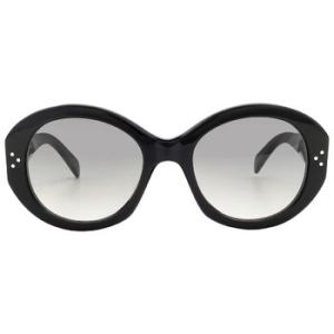 Bold 3 Dots Brown Gradient Oval Sunglasses CL40240I 01F