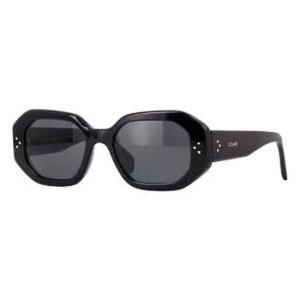 Bold 3 Dots Smoke Geometric Sunglasses CL40255I 01A