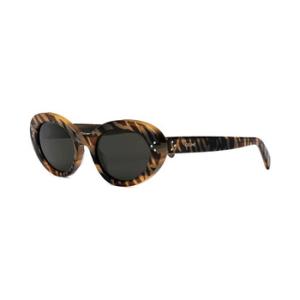 Bold 3 Dots Smoke Oval Sunglasses CL40193I 99A