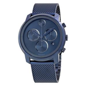 Bold Chronograph Blue Dial Watch