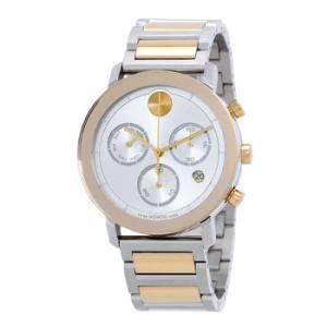 Bold Evolution Chronograph Quartz Silver Dial TwoTone Watch