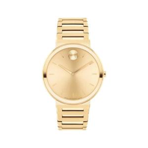 Bold Horizon Quartz Gold Dial Watch